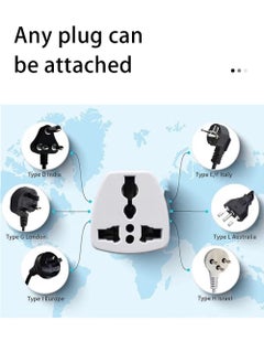 Generic 5-in-1 UK Plug Adapter, Universal Travel Adapter, Multi-Function Power Converter for 250V (5 Pack), UK Power Adapter, British Plug Converter  - Image 2