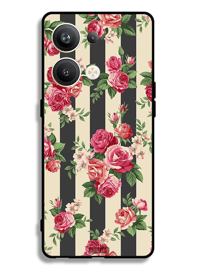 Tolwak Oppo Reno9 Pro Plus 5G Protective Case Cover Roses Pattern - Image 2