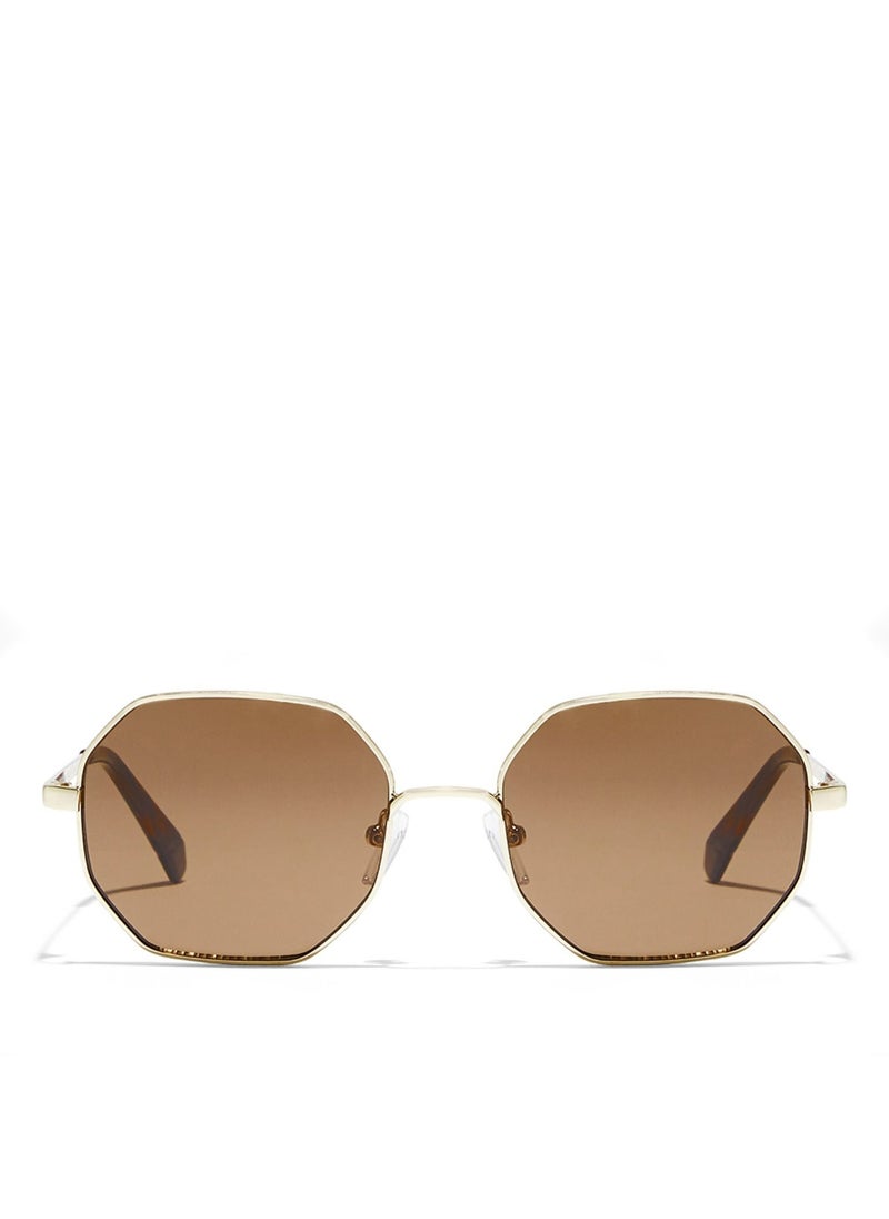 Blackout BlackOut by eyewa Famous Unisex Sunglasses, Gold/Brown  - Image 1