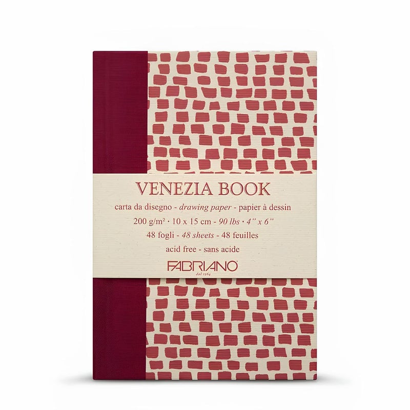 FABRIANO Venezia Notebook Paper White 10 x 15 cm Set of 48 Pieces