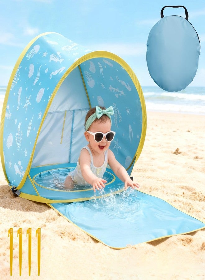 TTQ 3-in-1 Baby Beach Tent, Pop-Up Baby Pool Tent with UPF 50+ Sun Protection, Portable Sun Shelter for Infants and Toddlers Outdoor Play - Image 1