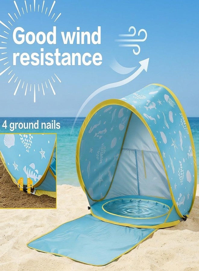 TTQ 3-in-1 Baby Beach Tent, Pop-Up Baby Pool Tent with UPF 50+ Sun Protection, Portable Sun Shelter for Infants and Toddlers Outdoor Play - Image 5