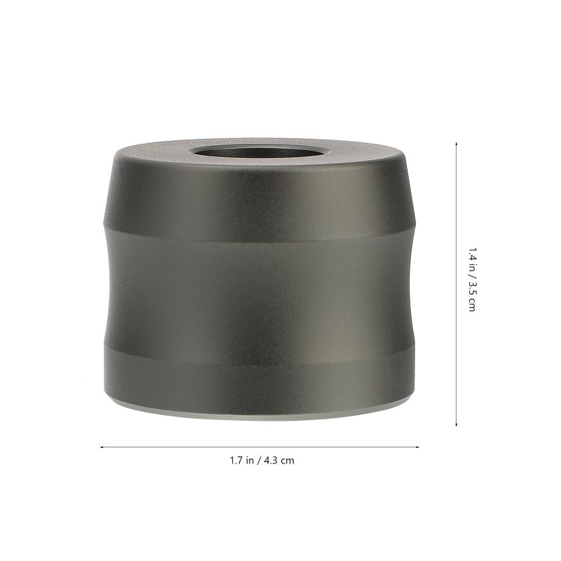 Large Opening Aluminum Alloy Razor Stand Black Holder For Mens Bathroom Storage - Image 3