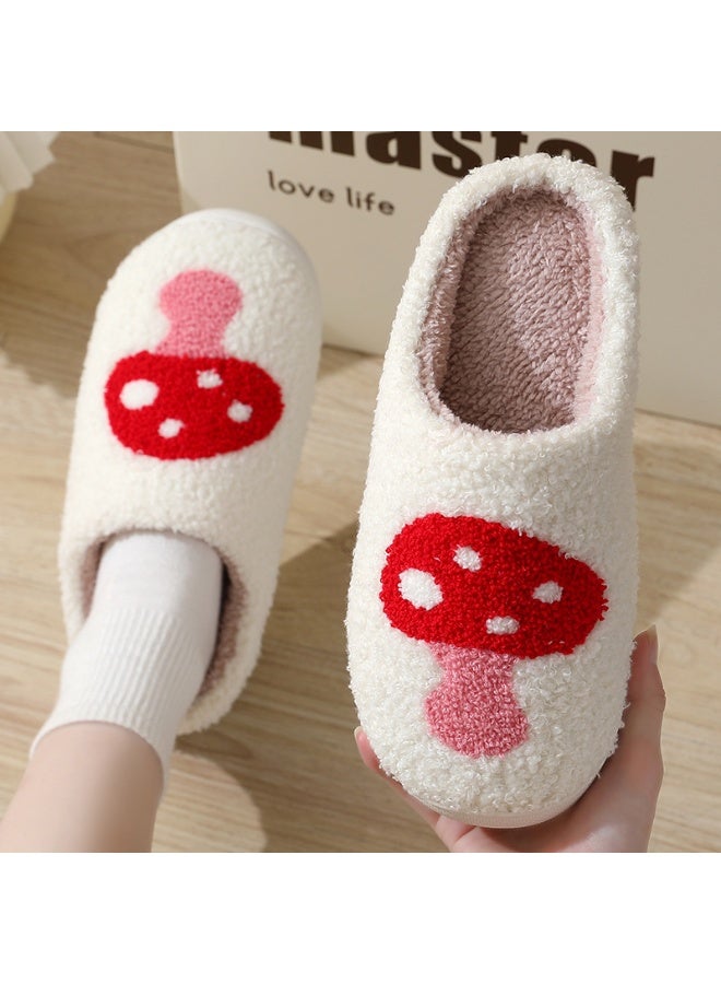 إسكدنيا الصفحة الرئيسية حذاء للنساء الرجال, الشتاء حذاء بلش مع رغوة الذاكرة, فلوفي لينة دافئة انزلاق على حذاء المنزل, مضادة للانزلاق مريحة حذاء أزواج بلش دافئة للحذاء الداخلي في الهواء الطلق - Image 2