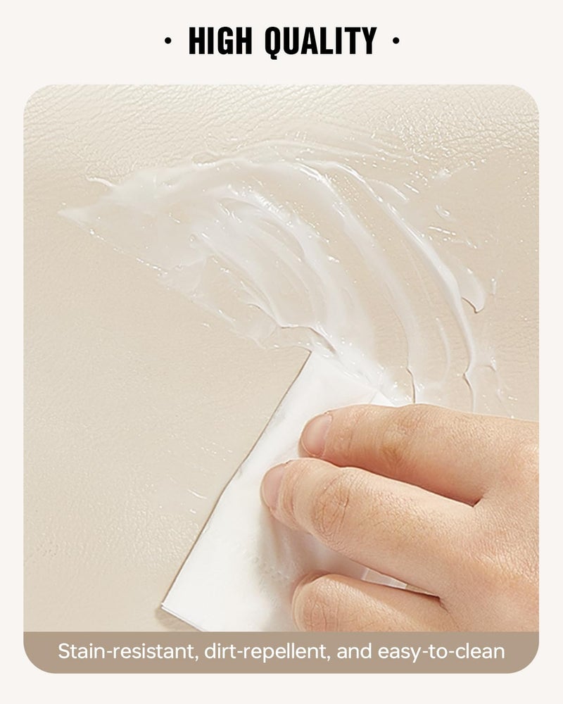 EACHY Toiletry Bag with Hanging Hook, Travel Makeup Bag PU Leather Cosmetic Bags for Women Make Up Organizer with 4 Compartments Waterproof Full-Size Portable Travel Essentials (Beige) - Image 2