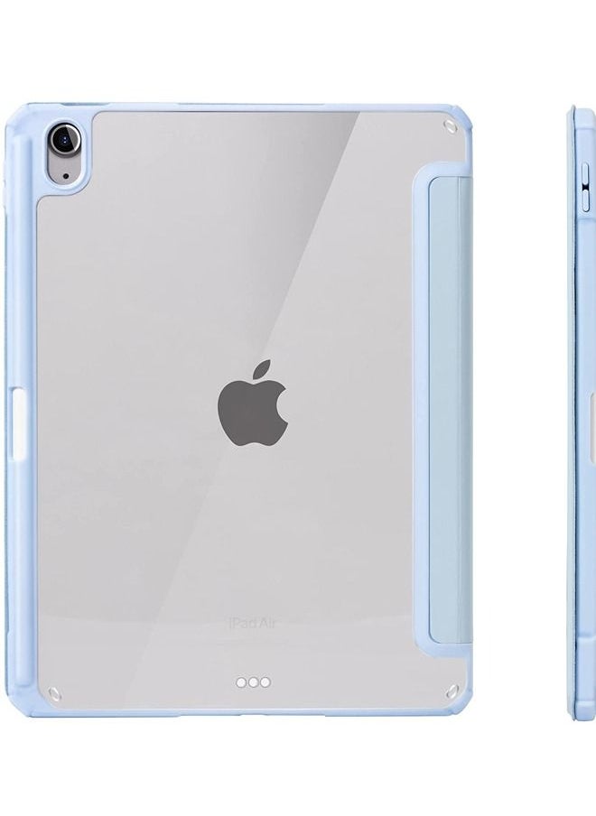 Rock Pow - Case for iPad (A16) 11th 11 inch 2025/iPad 10th 10.9 inch 2022 Clear Transparent Back Shell with Pencil Holder, Auto Sleep/Wake Case Cover for iPad 10th 10.9inch 2022/iPad 11th 11inch 2025 - Image 1