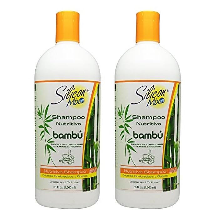 Silicon Mix Bambu Shampoo 36oz Pack of 2 - Image 1