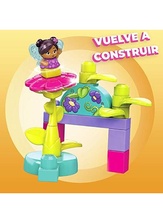 MEGA First Builders Flower Garden With Big Building Blocks Building Toys For Toddlers 13 Pieces - Image 4