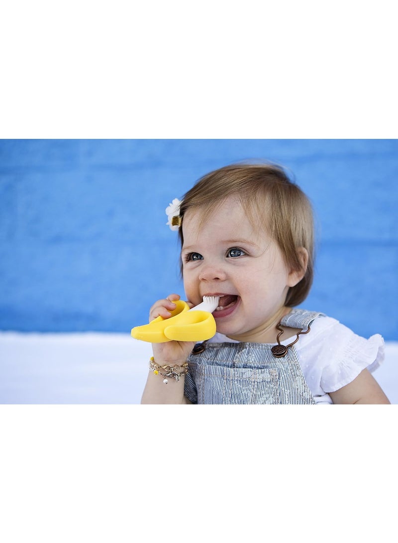 Banana Baby Teether Food-Grade Silicone Teething Stick Boil-Safe for Sterilization Soothing Teether Newborn Oral Exploration Stage Baby Teeth Training Toy - Image 4
