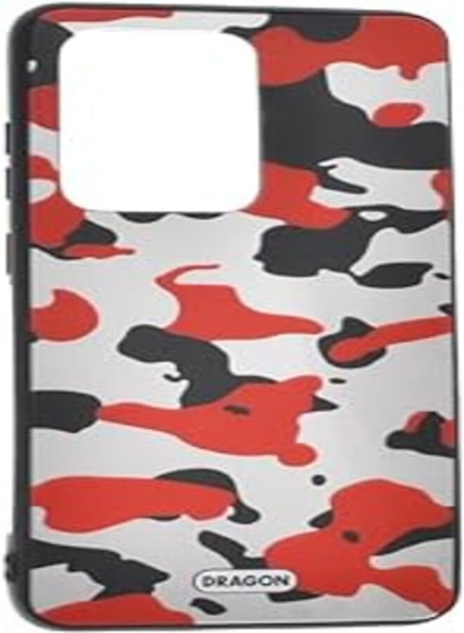 Dragon Plastic Creative Back Phone Protection Case Funky Design With Silicone Safety Edges And Mirror Back For Samsung Galaxy S11 / S20 Ultra - Multi Color