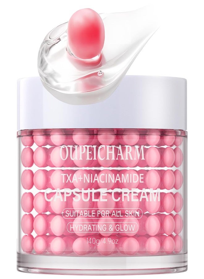 OUPEICHARM TXA Niacinamide Capsule Face Cream,Moisturizer Capsule Facial Cream,Hydrating Night Face Cream Skincare 4.9 OZ - Image 1