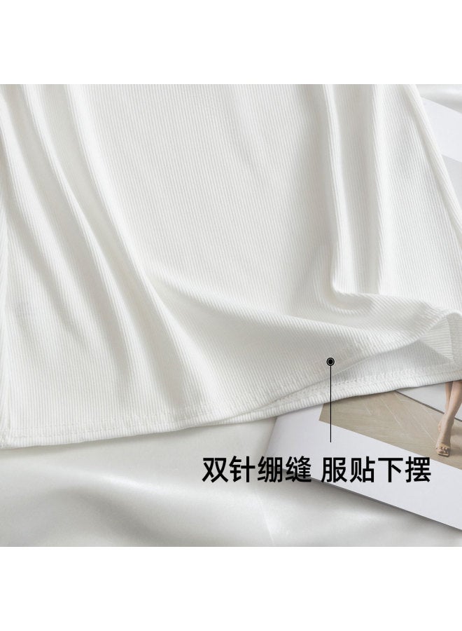 Your Sun Spring Women'S Camisole Undershirt Women'S Underwear Ribbed Slim Fit All-Season Basic Versatile Suit Innerwear - Image 4