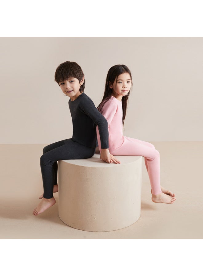 ملابس داخلية حرارية للأطفال، بدلة للأولاد والبنات، ملابس خريفية، لونج جون للأطفال، بيجاما شتوية وخريفية بدون خياطة ومزودة بفرشاة مزدوجة الجوانب - Image 4