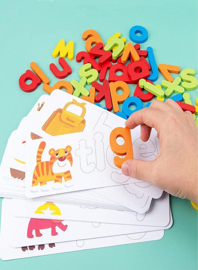 WSKC Alphabet Puzzle Toy Learning Educational Toys Spell Letter Matching Game for Preschool Toddlers Kids, Christmas Birthday Gifts - Image 4