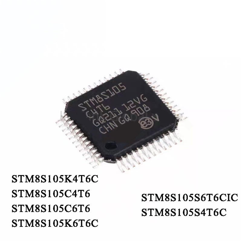 STM8S105K4T6C STM8S105C4T6 STM8S105C6T6 STM8S105K6T6C STM8S105S6T6CIC STM8S105S4T6C رقاقة IC 1 قطعة - Image 3