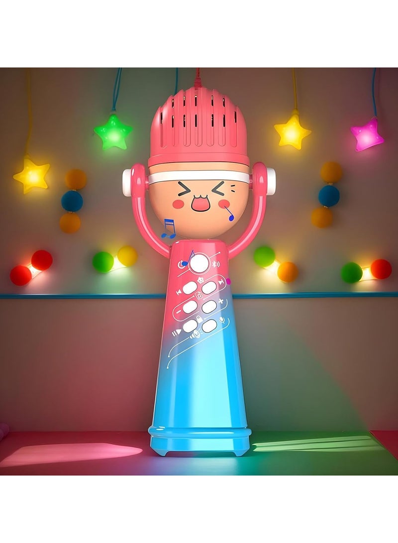 CMGTYYD Karaoke Microphones For Kids, Portable Singing Speaker With Light, Fun Voice Changing Puzzle Game, Sensory Musical Toy For Boy And Girls - Image 2