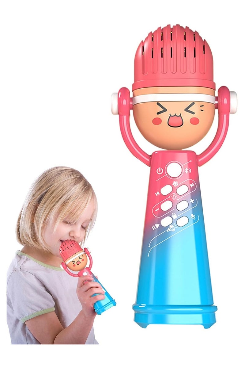 CMGTYYD Karaoke Microphones For Kids, Portable Singing Speaker With Light, Fun Voice Changing Puzzle Game, Sensory Musical Toy For Boy And Girls - Image 1