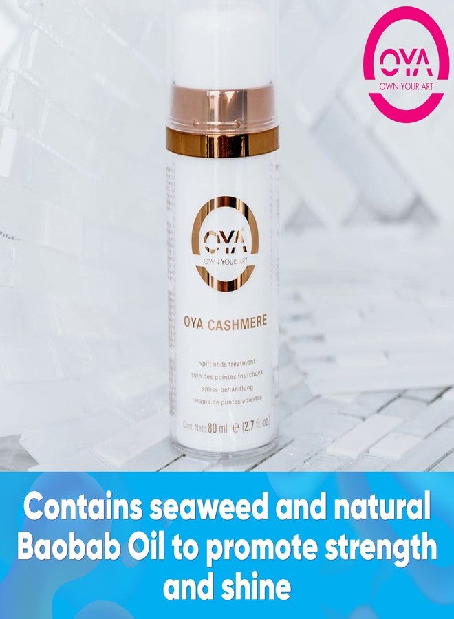 OYA CASHMERE Split End Repair Cream - 80 ml - Highly Concentrated Treatment for Dry, Damaged, Color Treated, Curly and Normal Hair - Repairs Bonds and Controls Frizz - Image 2