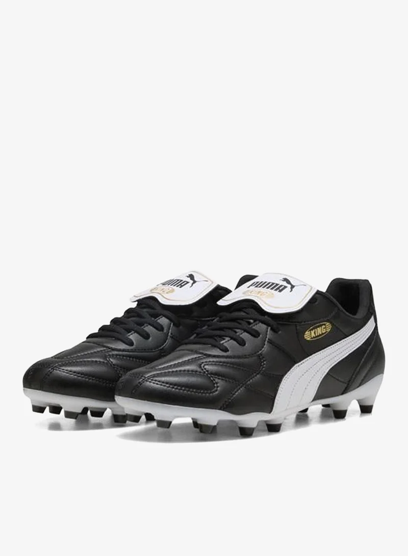 Puma PUMA Black-PUMA White-PUMA Gold KING TOP FG/AG Football Boots Unisex for Men | Best Price UAE