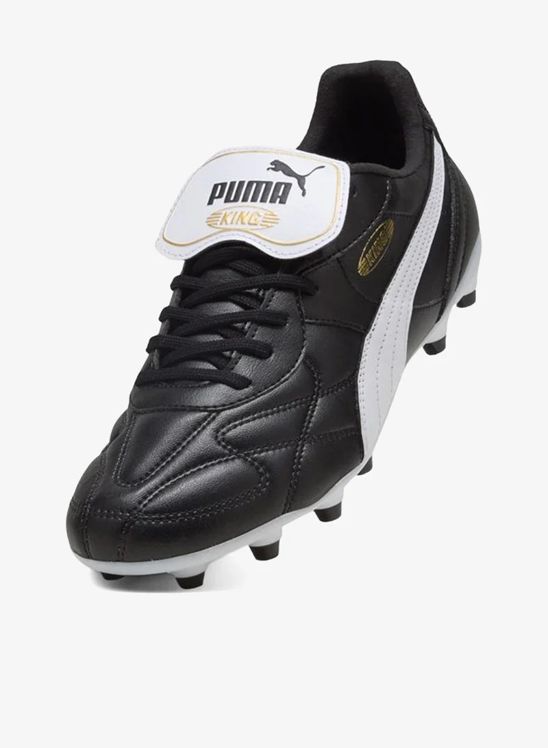 Puma PUMA Black-PUMA White-PUMA Gold KING TOP FG/AG Football Boots Unisex for Men | Best Price UAE