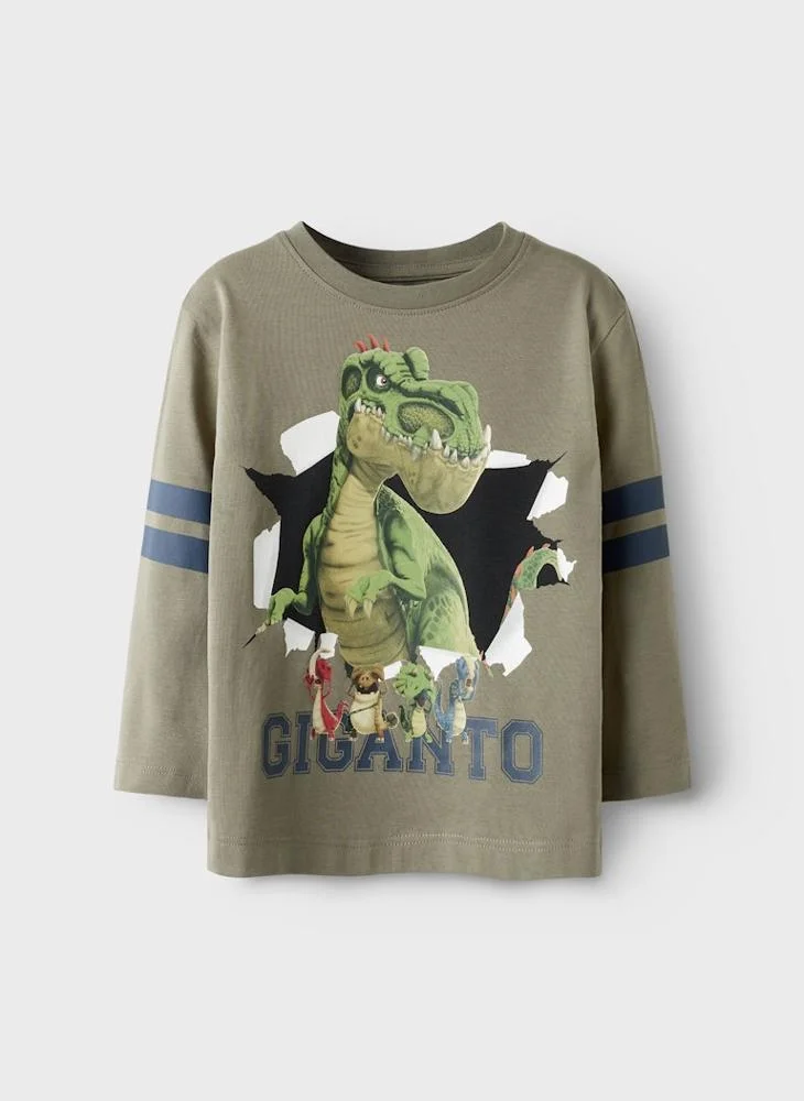 NAME IT KIds Printed Crew Neck T-Shirt