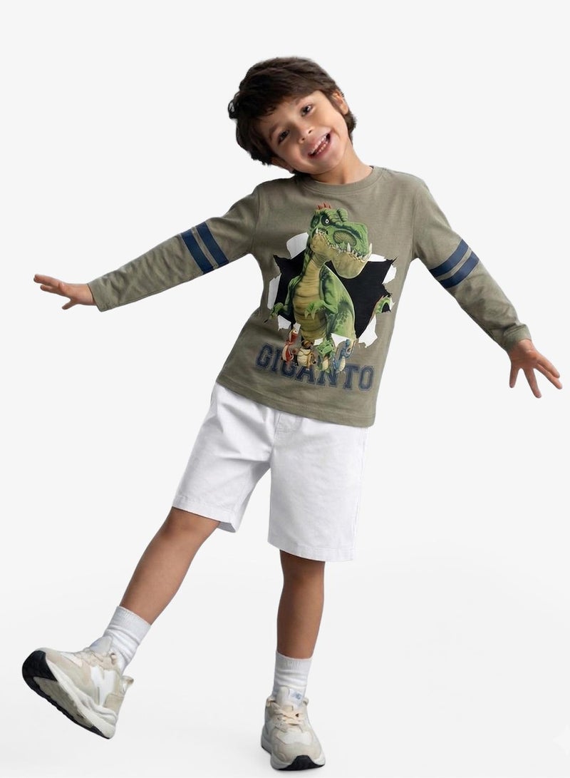 NAME IT KIds Printed Crew Neck T-Shirt - Image 4