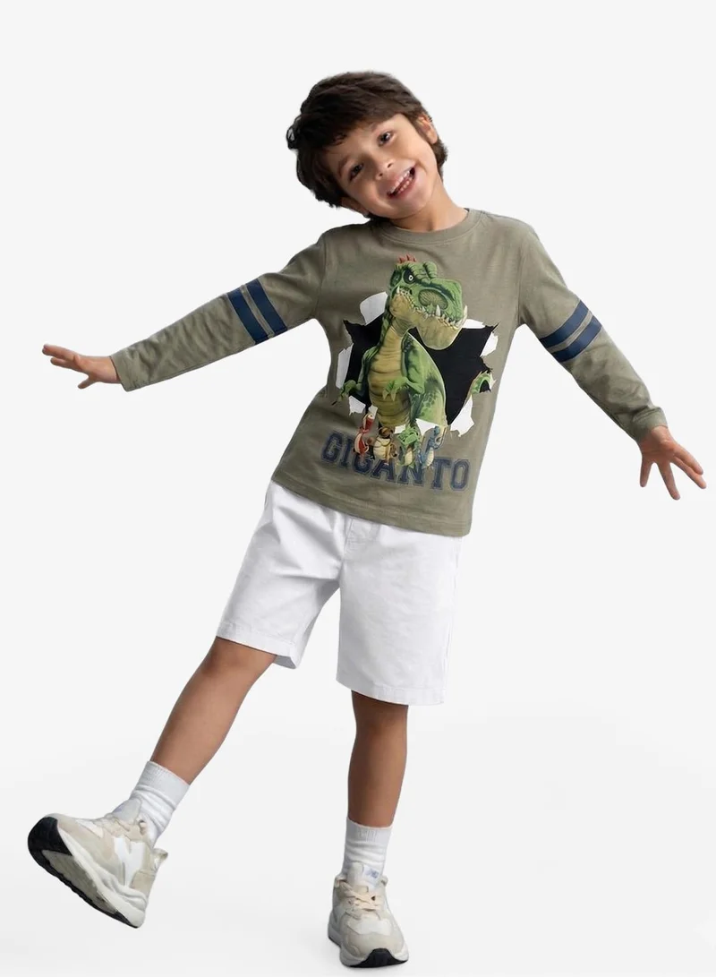 NAME IT KIds Printed Crew Neck T-Shirt