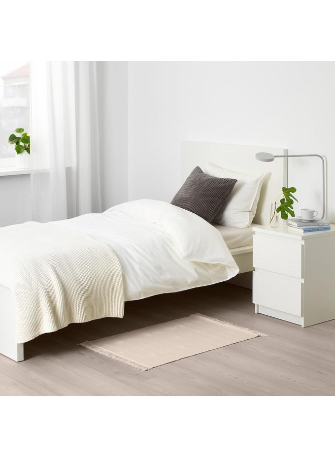 erorex Rug, flatwoven, unbleached, 55x85 cm - Image 3