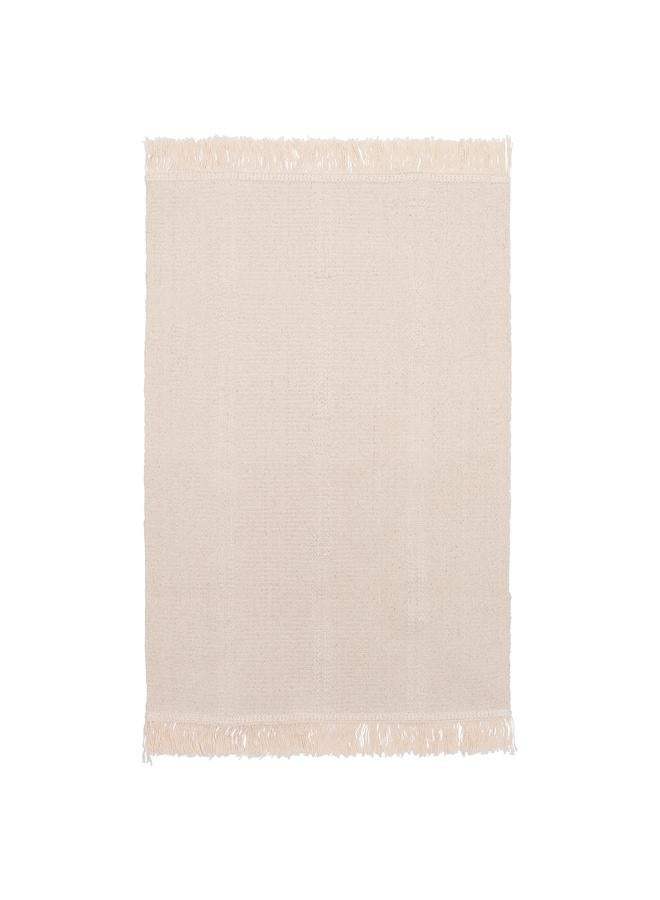 erorex Rug, flatwoven, unbleached, 55x85 cm - Image 1