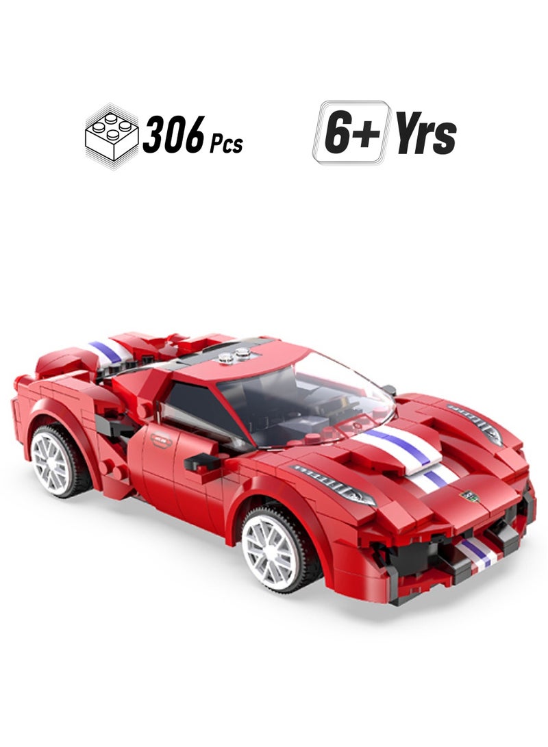 CaDA CaDA Remote Control Car Toy Building Blocks Race Car(Dual Control) C51072W  - Image 1