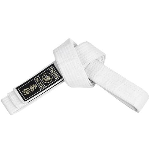 Twister JIU JITSU BELTS 1.5" WIDE PREMIMUM QUALITY (WHITE, A2) - Image 4