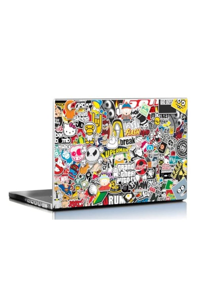 Skin Poster - Sticker HD Quality Vinyl Laptop Skin Decal/Sticker Protector, Fits Dell, Hp, Lenovo, Toshiba, Acer, ASUS and for All Models Up to 11.6-15.6 Inch, Pack of 1 - Image 3