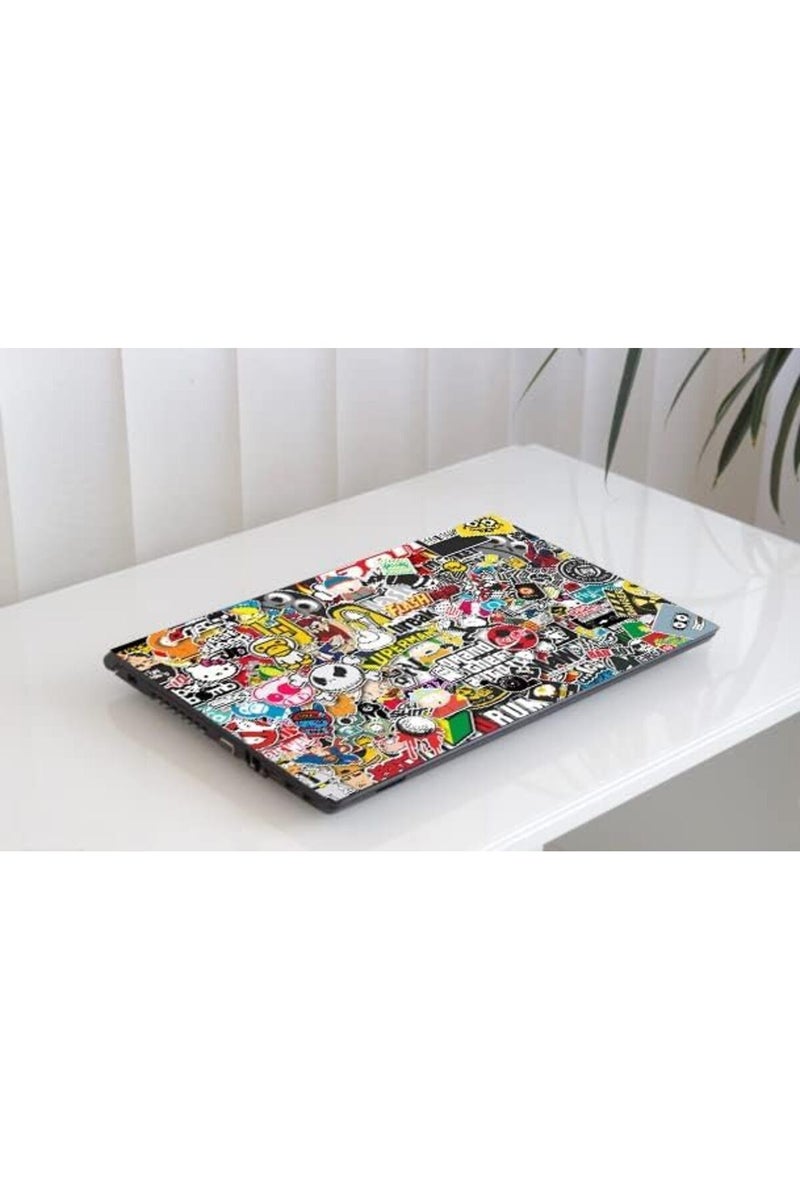 Skin Poster - Sticker HD Quality Vinyl Laptop Skin Decal/Sticker Protector, Fits Dell, Hp, Lenovo, Toshiba, Acer, ASUS and for All Models Up to 11.6-15.6 Inch, Pack of 1 - Image 4