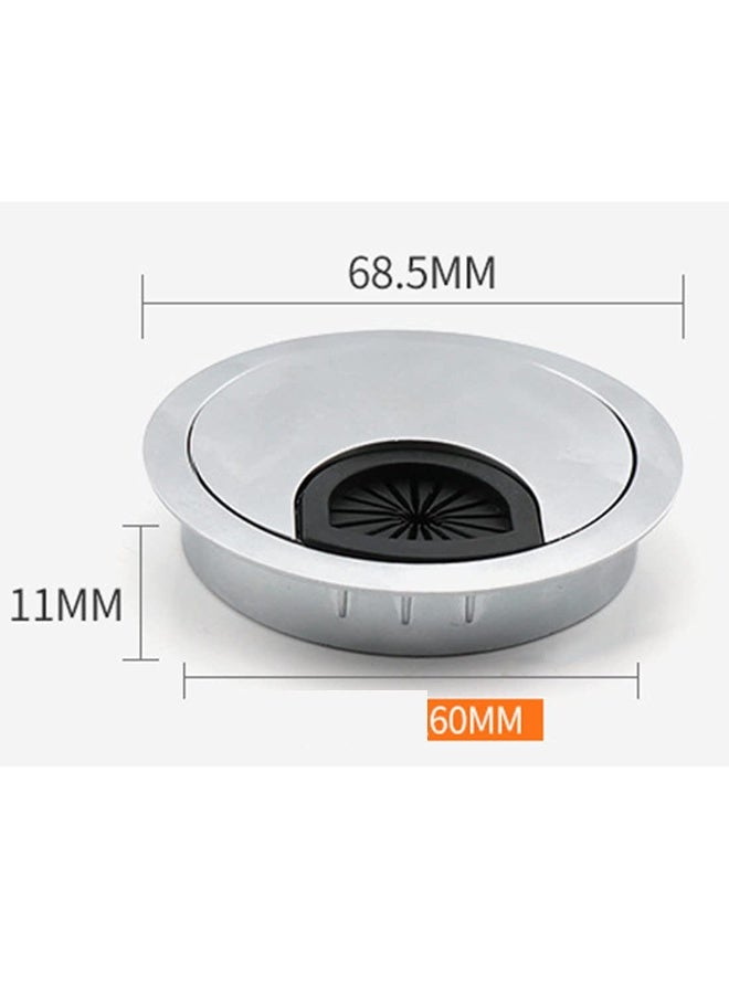 Cable Grommets Computer Desk Metal Hole Round Cover For Organizer Bronze 4 Pieces 60Mm - Image 5