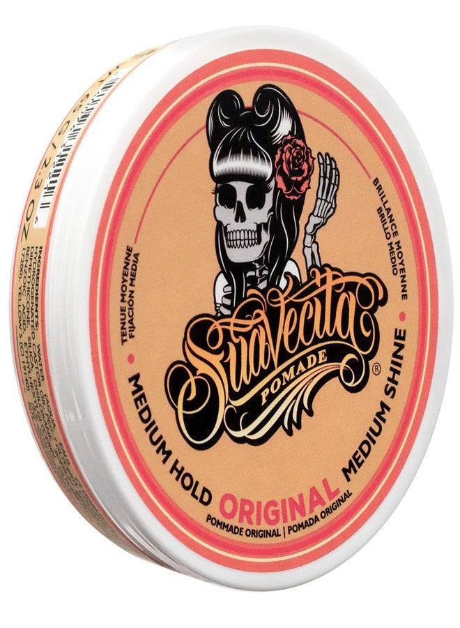 SUAVECITO Suavecita Pomade for Women 2.3 oz Can - Medium Hold, High Shine, Water Based, Wax Like Flake Free - All Day Hair Free Gel Hairstyles Easy to Wash Off - Image 1