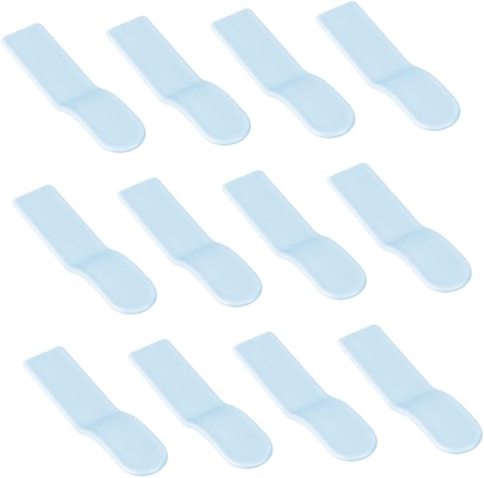 Toilet Seat Riser Handles Non Marking Glue 12 Pack Blue - Image 1