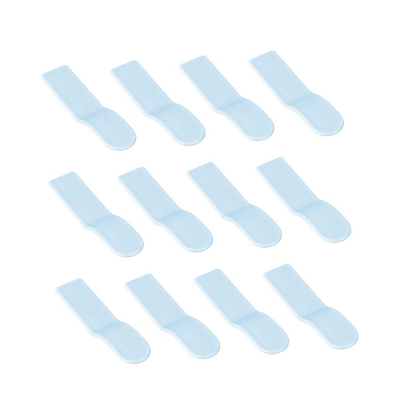 Toilet Seat Riser Handles Non Marking Glue 12 Pack Blue - Image 2