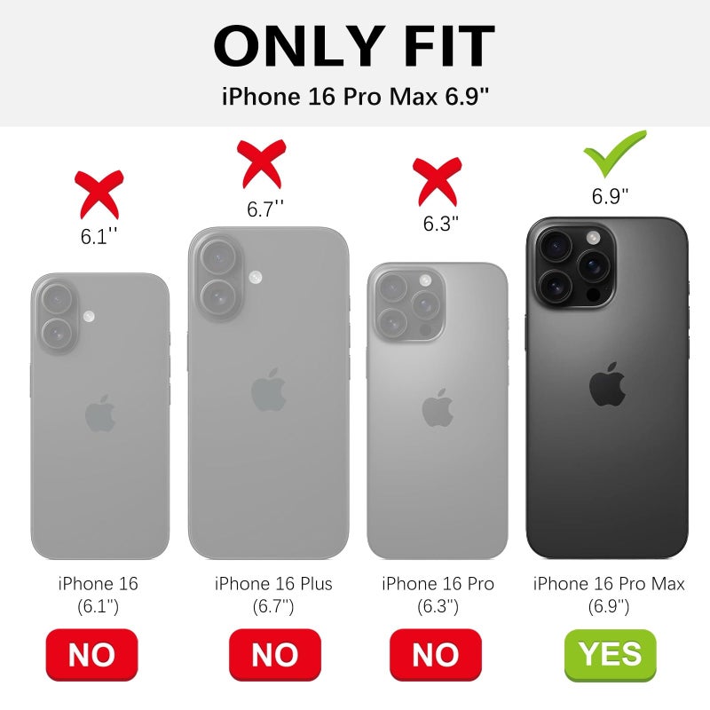 GUAGUA for iPhone 16 Pro Max Case with Stand, Magnetic Clear Cases Plating Edge Invisible Ring Holder Slim Shockproof Protective Kickstand Phone Case for iPhone 16 Pro Max 6.9'', Desert Titanium Gold - Image 2