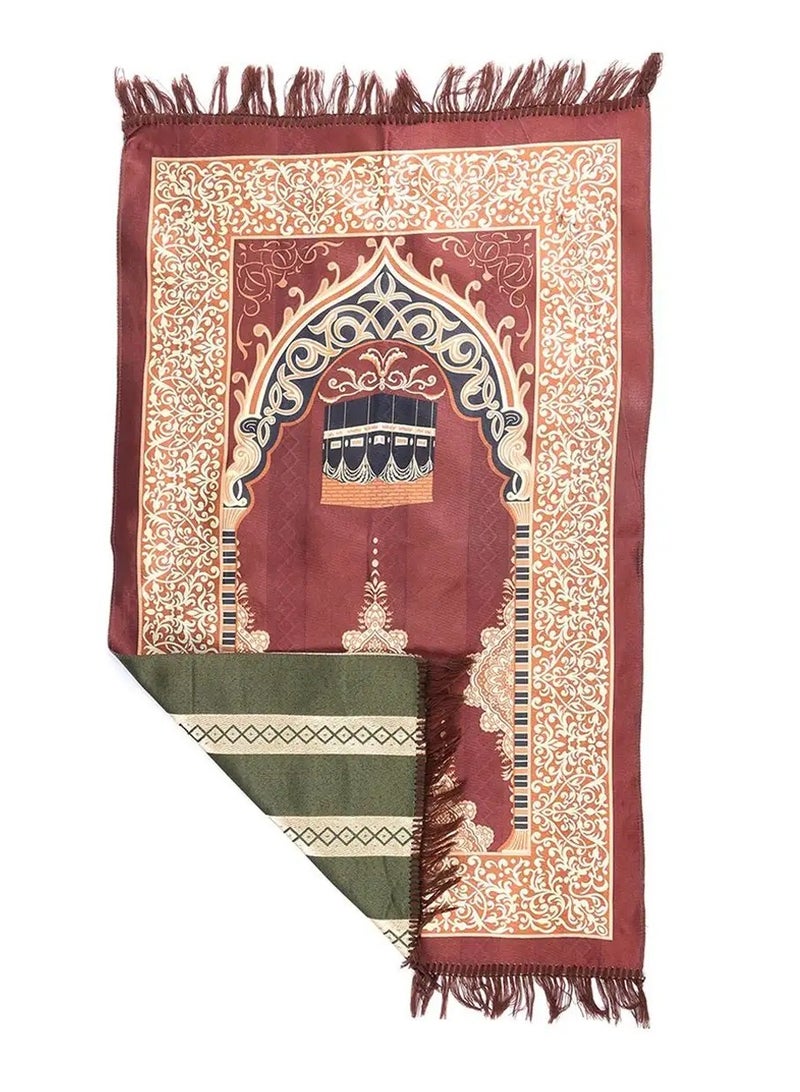 MANASEK Manasek Makkah Polyester Prayer Mat - Image 4
