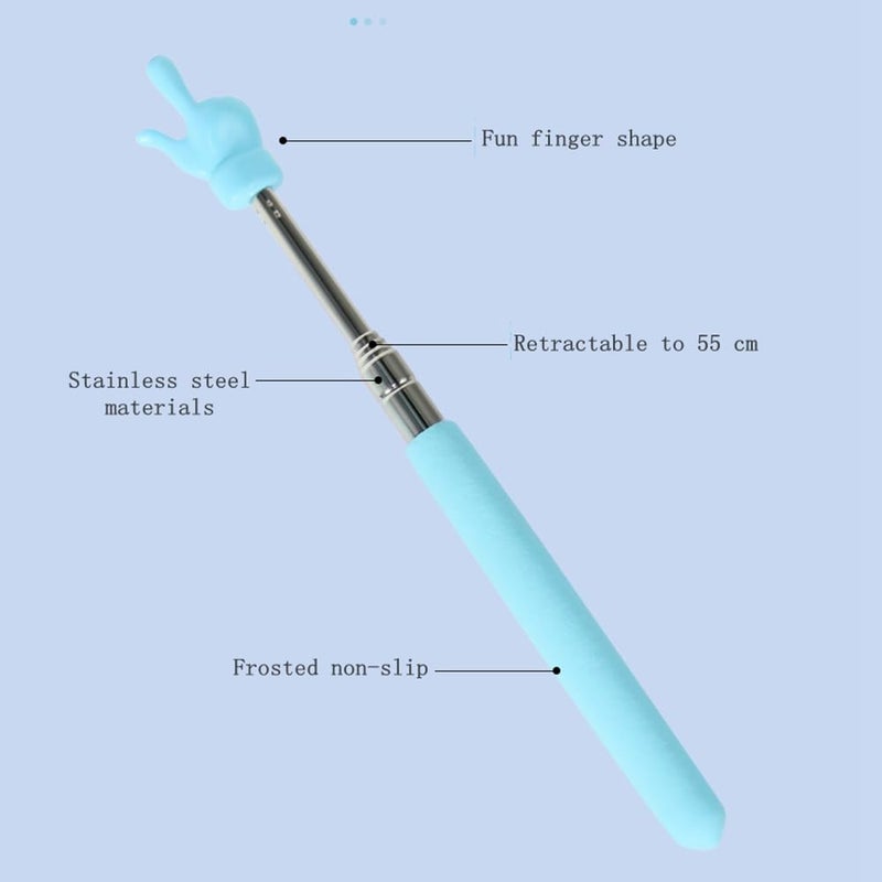 AIKESIWAY Teacher Pointer Sticks Finger,Pointer for Classroom,Telescoping Hand Pointer, Retractable Classroom Pointer Fingers for Elementary School Kindergarten Teacher,Classroom Supplies (1 PCS, Pink) - Image 5