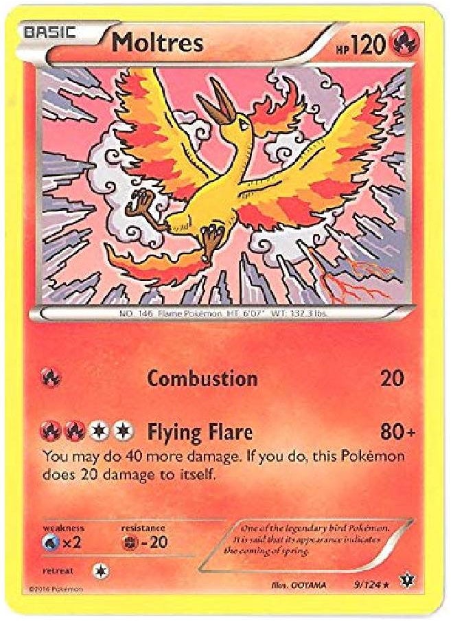 Pokemon - Moltres (9/124) Xy Fates Collide - Image 1