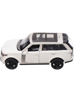 Generic Metal Small Car Amazing Design With Rear Wheel Drive And Possibility Of Opening The Door To Add More Fun For Kids - White Black 