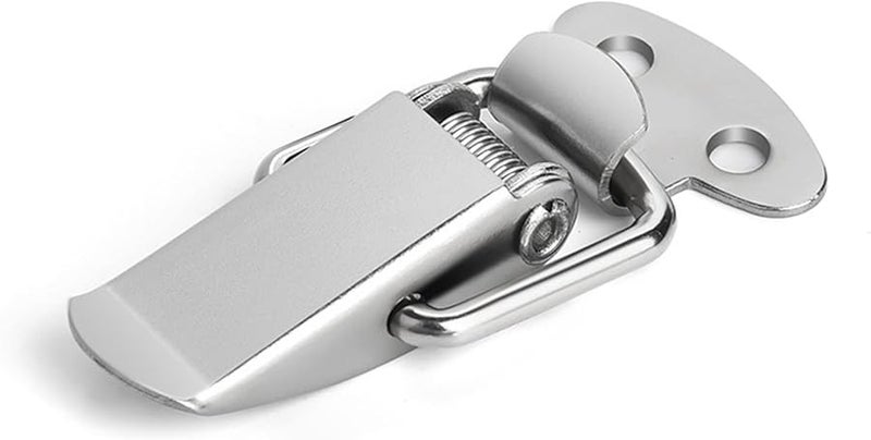 2Pcs Spring Loaded Latch Catch Toggle Hasp 46x21mm Mild Steel for Cabinet Box Sliding Door Window - Image 5