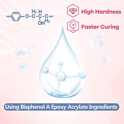 YIEHO 500g UV Resin Kit-Bulk Crystal Clear Hard UV Fast Curing Epoxy Resin Supplies with Mat for Craft Jewelry Making - Image 3