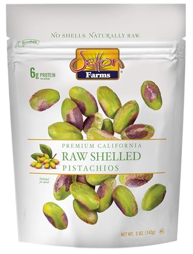 Setton Farms Naturally Raw Shelled Pistachios, No Shell, Non-GMO Project Verified, Certified Gluten Free, Vegan and Kosher, Heart Healthy Snack, 5 Oz. (Also perfect for making Dubai Chocolate) - Image 1