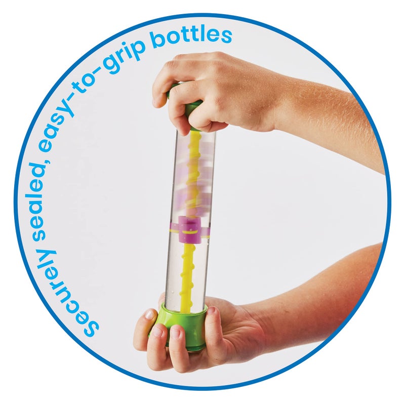 hand2mind hand2mind Sensory Fidget Tubes, Calming Toys for Kids, Occupational Therapy Toys, Play Therapy, Stress Relief Toy, Comfort Items for Anxiety, Calm Down Corner Supplies (Set of 4) - Image 5