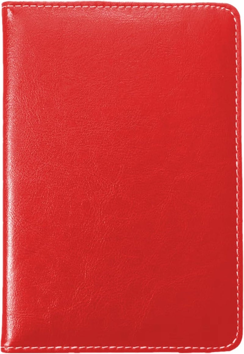 EKAM Universal Stand Folio Case Cover for All 8" Tablets (Fire HD 8, Lenovo Tab M8 8 inch, iPad Mini 5/4/3/2/1,iPad mini 6), PU Leather case Fit for all 8inch tablets (Red) - Image 2