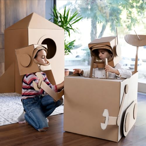 Ysglory Corrugated Cardboard Roll 12 x 197 Inch Singleface Corrugated Paper Roll Heavy Duty Large Corrugated Wrap Paper Sheet for Christmas Gift Packing, Storage, Shipping, DIY - Image 2