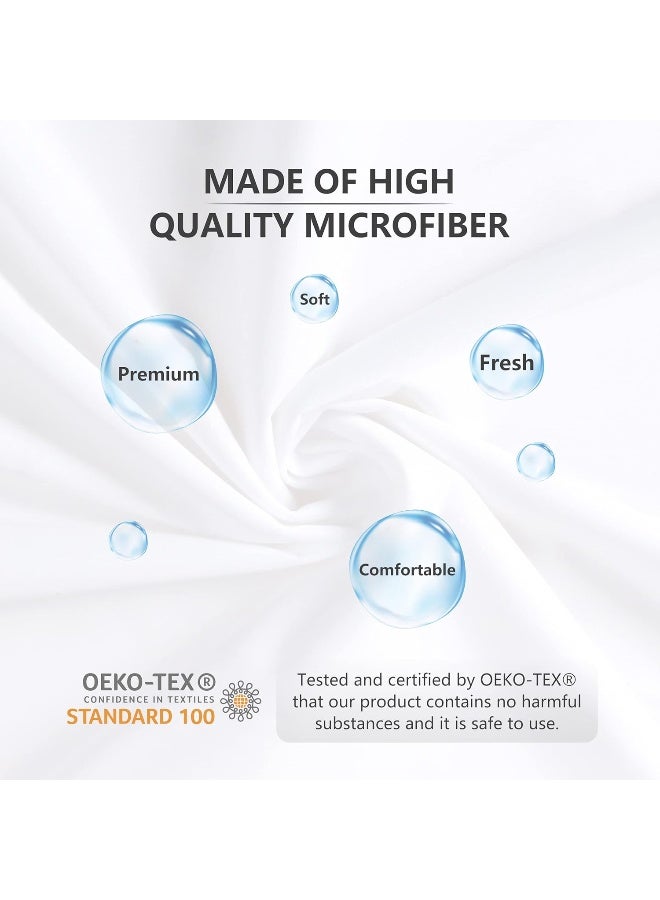 Ruili Waterproof Breathable Mattress Protector Twin Noiseless Premium Smooth Mattress Cover Deep Pocket Fit Up to 18 Inches Soft Washable Bed Cover - Image 4