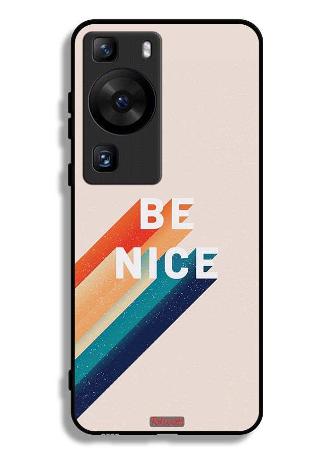 Tolwak Huawei P60 Protective Case Cover Be Nice - Image 1